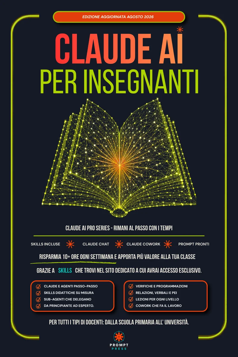 Copertina di Claude AI per Insegnanti